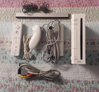 Nintendo Wii console set, View more