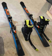 Volkl skis and Rossignol Boots
