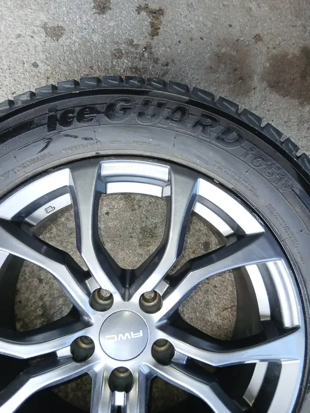 225/65R17 Yokohama Winter Tires on 17" RWC Alloys 5x112 rims in Tires & Rims in Ottawa - Image 4