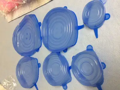 EXCELLENT LEMON, FRUIT AND VEGETABLE PROTECTOR!!! STOP SPENDING MONEY ON PLASTIC WRAP AND USE THESE...