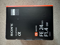 Sony full frame lens 24mm gm f1.4