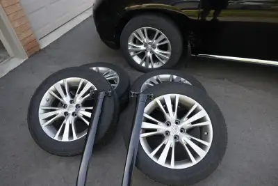 I have Michelin X-ice winter tires on original Lexus rims, all in excellent condition. Tire size 235...