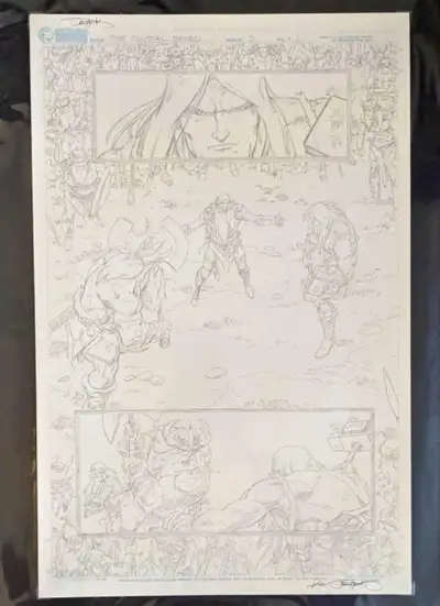 DnD Original Artwork from Drizzt Comic Book, View more