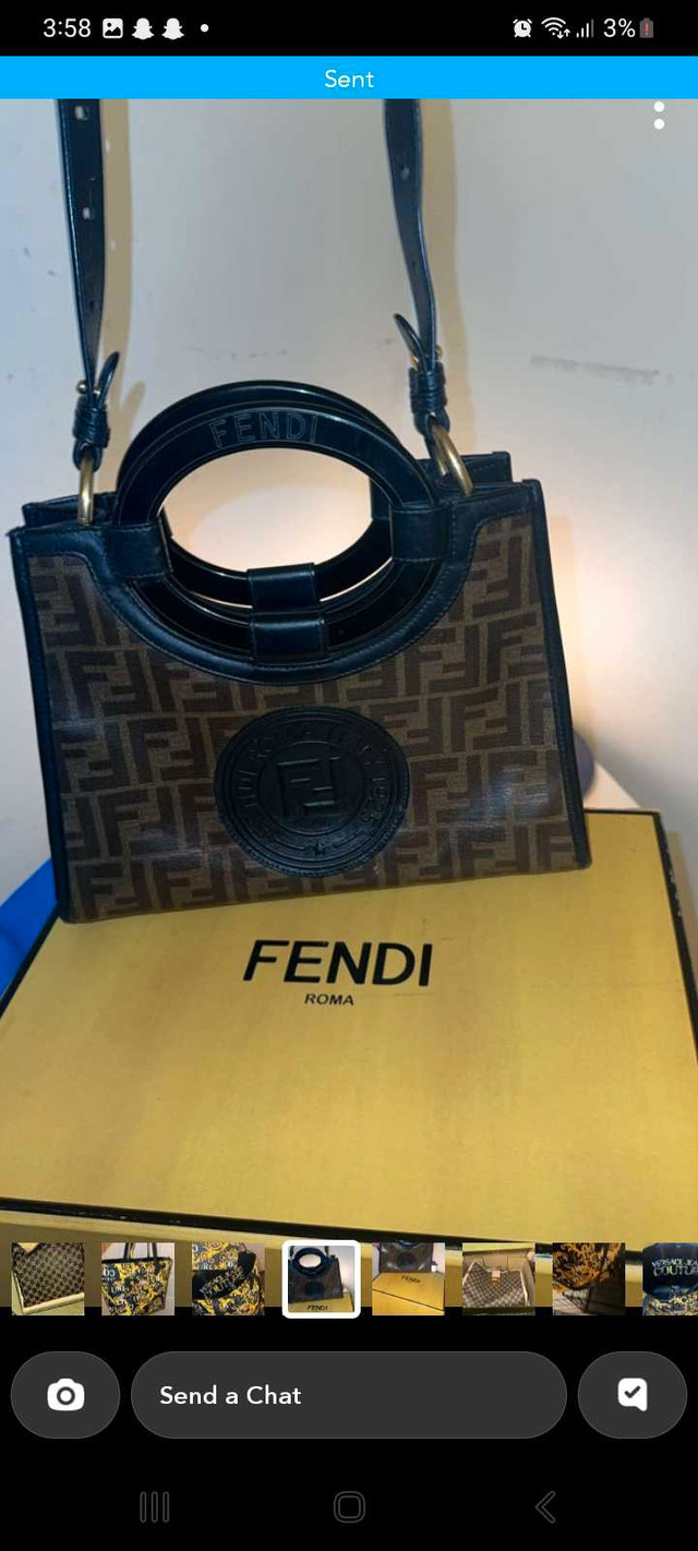 Fendi purse authentic with receipts  in Women's - Bags & Wallets in Abbotsford