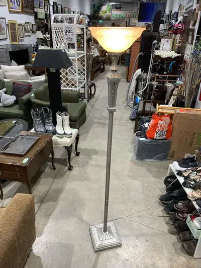 Metal base Art Deco Style Floor Lamp, View more