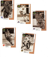 1999 Upper Deck Retro hockey cards "The Rookie Years"(15 cards)