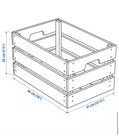 Crates  x 2, View more