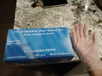 Vinyl gloves, $ 6.49/box, $ 59/case(10 boxes), medical grade