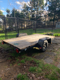 4x8 Flat Deck Utility Trailer