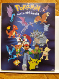 POKEMON AFFICHE LAMINÉE