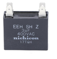 Starting capacitor 3uF 400VAC +10/-5% NICHICON #EEC2G305HQA403