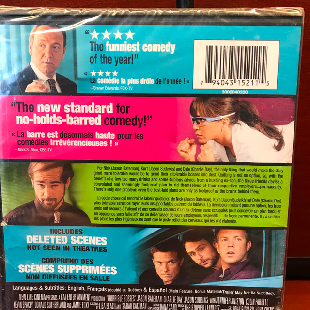 Horrible Bosses - dvd  NEW in CDs, DVDs & Blu-ray in Oshawa / Durham Region - Image 2