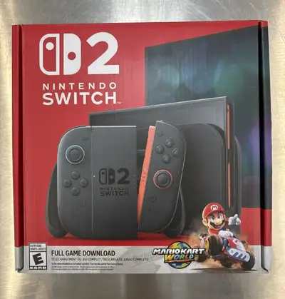 Selling this Nintendo Switch 2 Mario Kart World Bundle for $800. – The box has never been opened!!