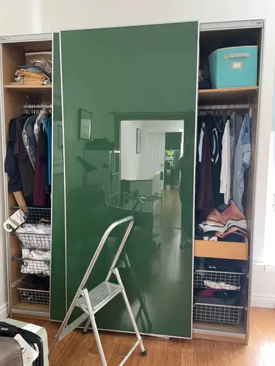Free IKEA Pax wardrobe SLIDING DOORS ONLY, View more
