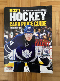 Beckett Hockey price guide prix Auston Matthews 27th edition
