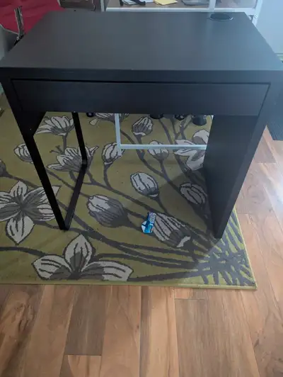 iKEA single micke desk in black, View more