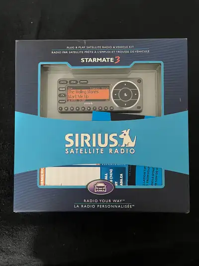 SIRIUS SATELLITE RADIO & VEHICLE KIT plus HOME KIT, View more
