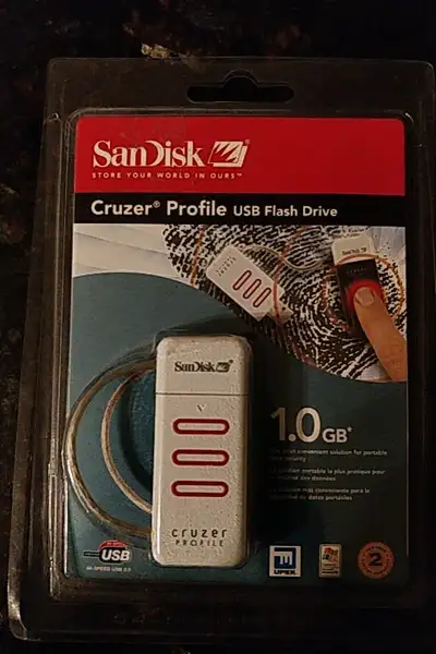 SanDisk flash drive, View more