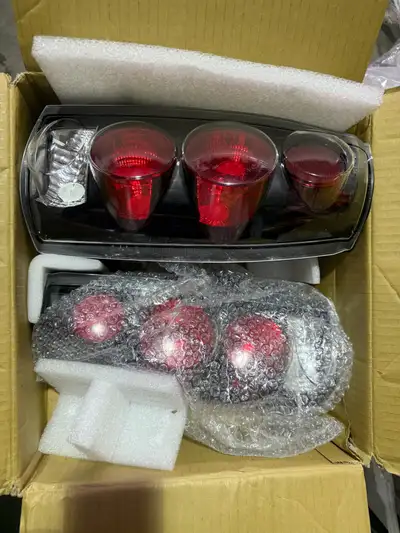  Anzo USA 211019 Chevrolet 3D Style Black Tail Light Assembly., View more