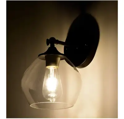 Mid-Century 1-Light Wall Sconce , View more