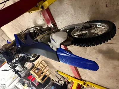 Yamaha YZ450F dirt bike, i bought it 2016. I ride twice a year and I’m just getting too old to ride....