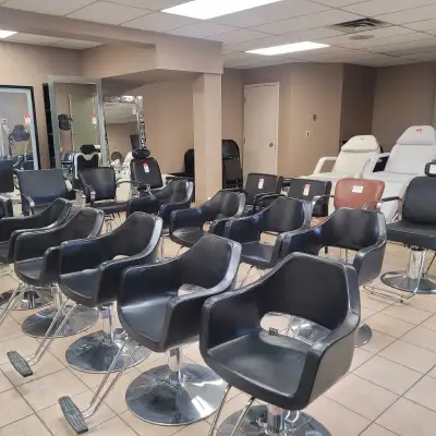 I've got a showroom filled with a bunch of new & used styling chairs for sale. Also, look at salonfu...