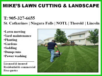 ** Lawn Cutting & Landscape 905-327-6655 **