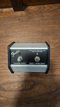 Fender 2 button Footswitch w/channel select /effects on/off