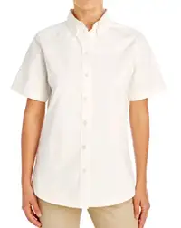Harriton Ladies Foundation Short Sleeve Twill Shirt