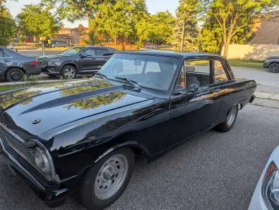 1965 Chevy 2 Hard Top 383 strocker with front engine plate and 5 speed manual transmission with hydr...