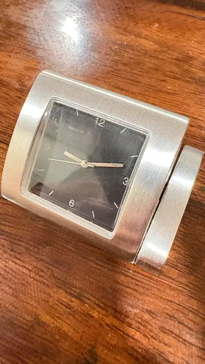 Miniature High Quality Stainless Modern Desk Clock, View more