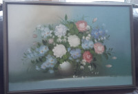Very Large Oil Painting, Professionally Framed, Signed by Ellen
