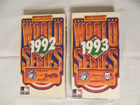 1992 & 1993  Toronto Blue Jays World Series VHS Tapes
