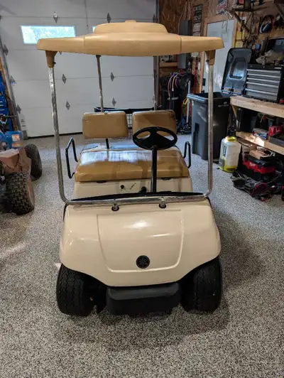 I have a 2005 Yamaha G22 gas golf cart for sale. Everything works fine, the engine was redone with a...