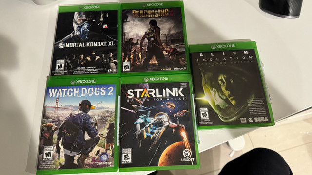 5 Xbox one games in XBOX One in City of Toronto