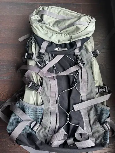 MEC ~75L Hiking Backpack + Rain Cover, View more