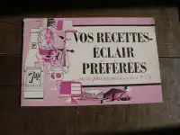 VOS RECETTES-ÉCLAIR PREFEREES..7-UP- LIVRE RECETTES VINTAGE 1963