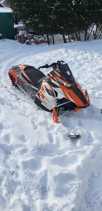 2013 Arctic Cat F1100 SnoPro, 4-stroke non-turbo, Suzuki motor, electric start, reverse, heated hand...