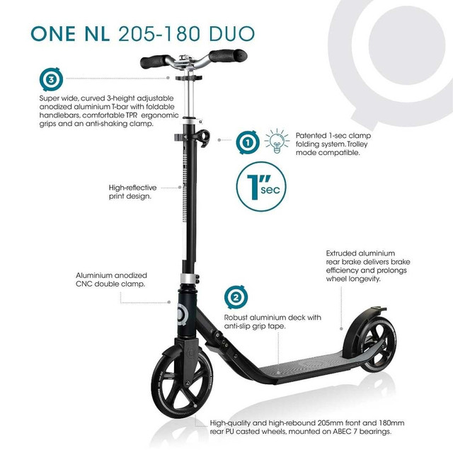 Globber Adult Scooter - NL 205-180 DUO - Brand new in Other in Ottawa - Image 2