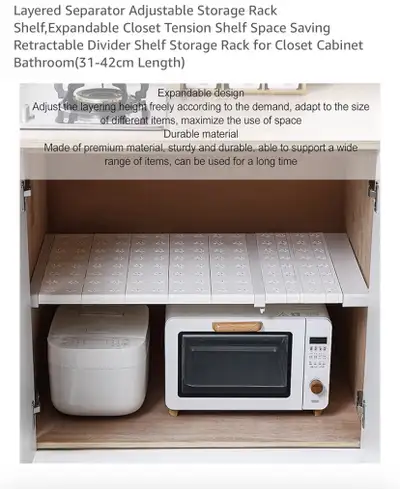 New Adjustable Tension Shelf Cabinet Shelf, View more