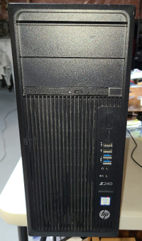 HP Z240 WRKSTN XEON E3 1230v5 3.8ghz 32GB 512SSD NVME WIN10 PRO