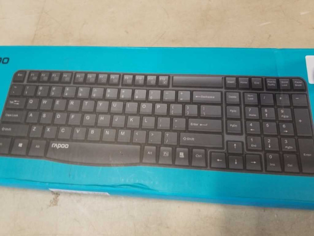 Rapoo Keyboard and Mouse in Mice, Keyboards & Webcams in Burnaby/New Westminster - Image 2