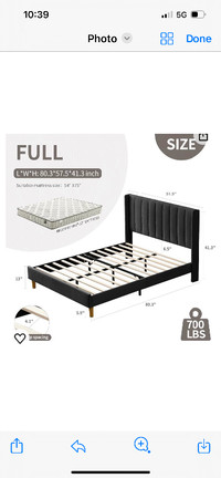 Double size bedframe brand new never used