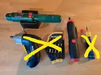 Electric screwdrivers (see pics for prices)
