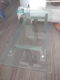 Glass kitchen table 