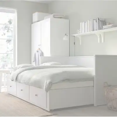 bed frame with 3 drawers, View more