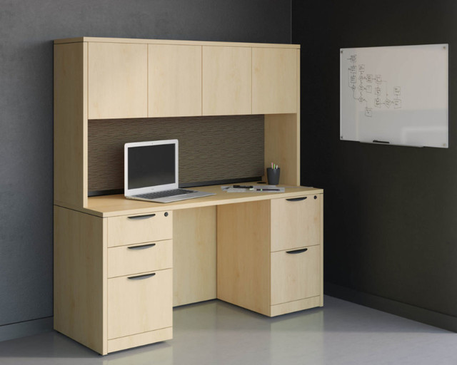 71 inch hutch in maple from Source Office Furniture in Bookcases & Shelving Units in St. Albert - Image 2