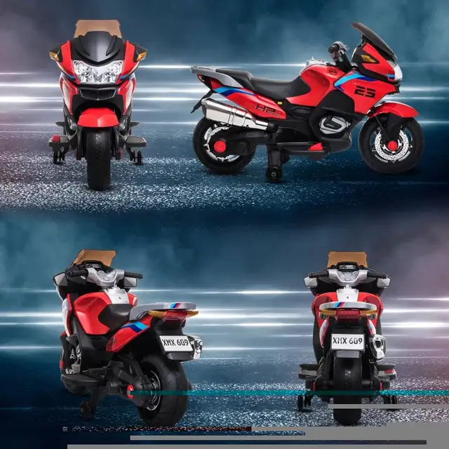 Large 12V Kids Motorcycle for upto 66lbs in Toys & Games in Markham / York Region - Image 9