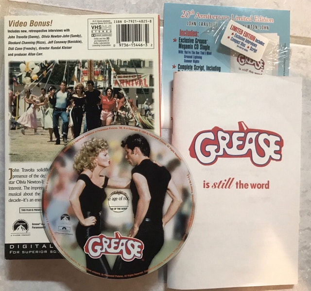 GREASE 20th anniversary special edition CDs, DVDs & Bluray Markham