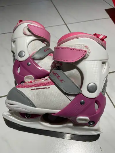 ice skate and helmet , View more